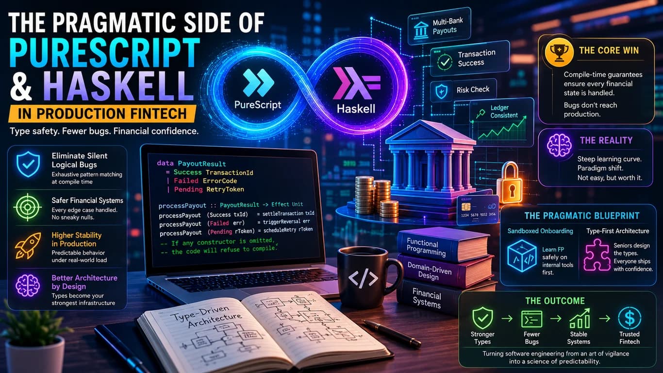 The Pragmatic Side of PureScript and Haskell in Production Fintech