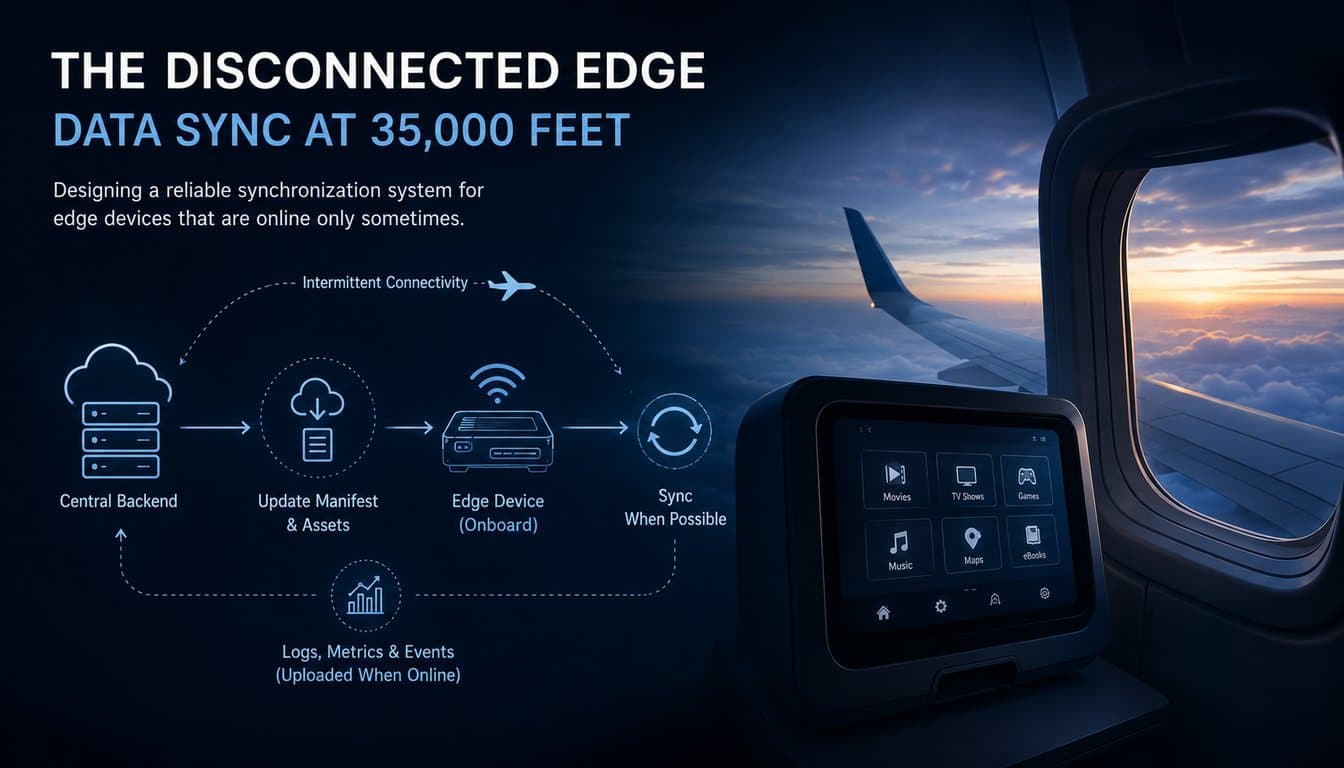 The Disconnected Edge: How We Solved In-Flight Data Sync at 35,000 Feet