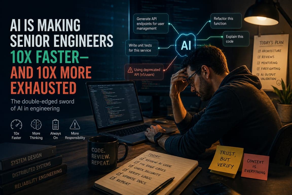 AI Is Making Senior Engineers 10x Faster - And 10x More Exhausted